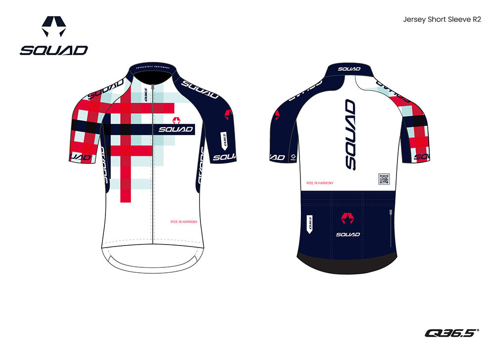 Squad Pro Cycling Team Short Sleeve Jersey by Q36.5